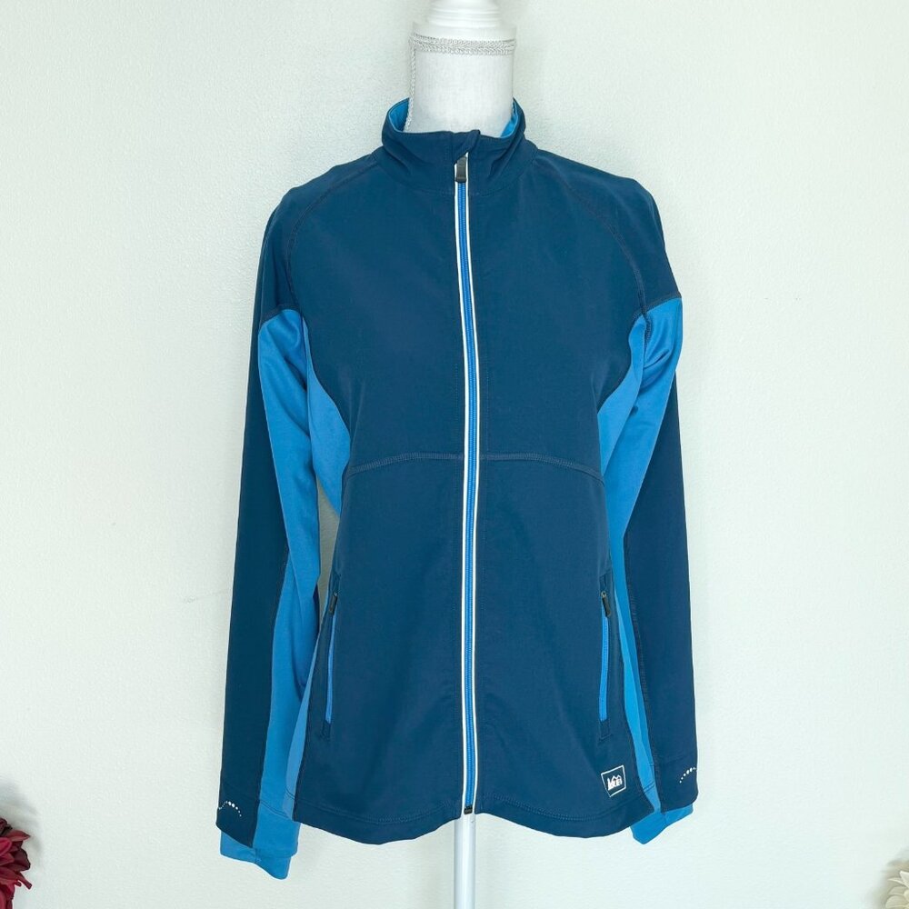 REI Women's Full-Zip Technical Running Jacket Athletic Outdoors Hiking